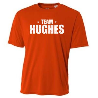 Funny Hughes Vacation Family Lastname Christmas Support Gift Cooling Performance Crew T-Shirt