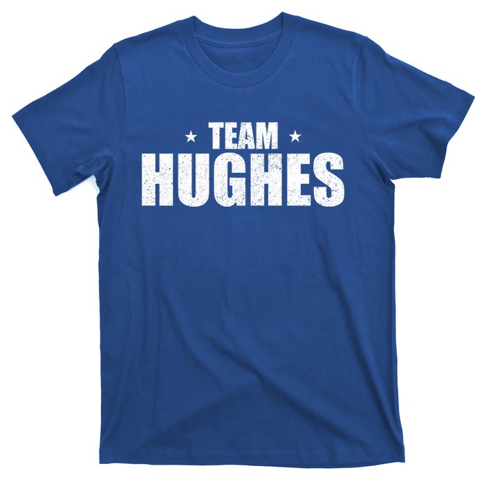 Funny Hughes Vacation Family Lastname Christmas Support Gift T-Shirt