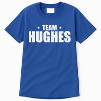 Funny Hughes Vacation Family Lastname Christmas Support Gift Tall T-Shirt