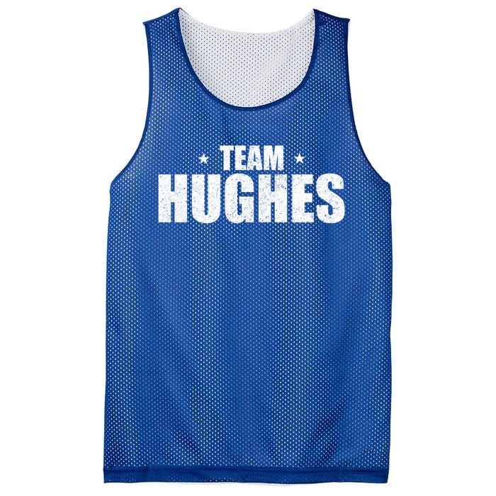 Funny Hughes Vacation Family Lastname Christmas Support Gift Mesh Reversible Basketball Jersey Tank