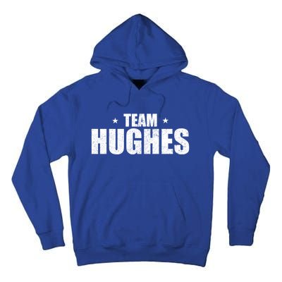 Funny Hughes Vacation Family Lastname Christmas Support Gift Tall Hoodie