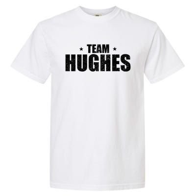 Funny Hughes Vacation Family Lastname Christmas Support Gift Garment-Dyed Heavyweight T-Shirt