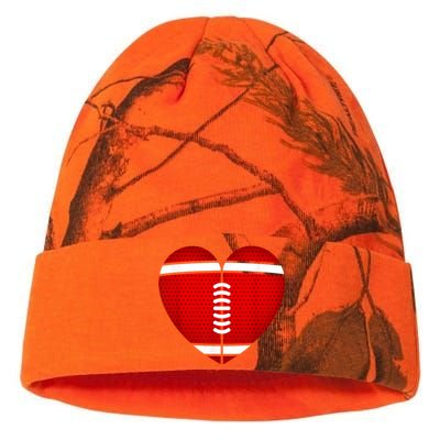 Football Heart Valentines Day Kati Licensed 12" Camo Beanie