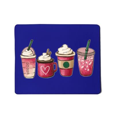 Funny Happy Valentine's Day Cute Coffee Cups Love Cute Gift Mousepad