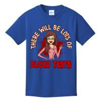 Funny Halloween Vampire Nurse Doctor Assistant Blood Tests Gift Kids T-Shirt