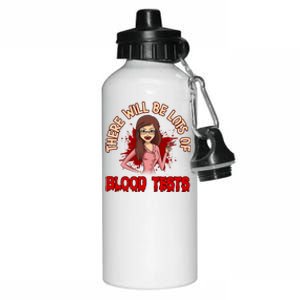 Funny Halloween Vampire Nurse Doctor Assistant Blood Tests Gift Aluminum Water Bottle