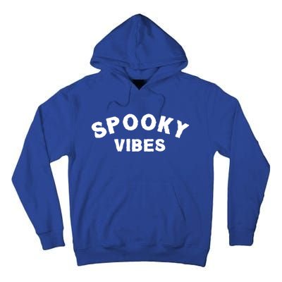 Funny Halloween Vibes Retro Spooky Ghost Boo Spooky Season Funny Gift Tall Hoodie