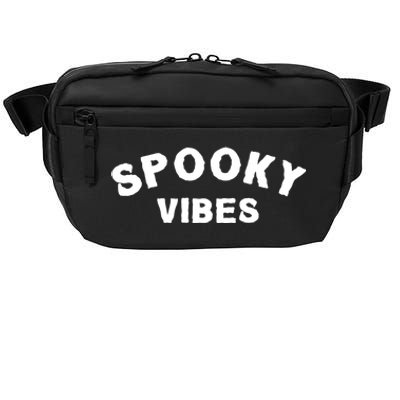 Funny Halloween Vibes Retro Spooky Ghost Boo Spooky Season Funny Gift Crossbody Pack