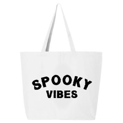 Funny Halloween Vibes Retro Spooky Ghost Boo Spooky Season Funny Gift 25L Jumbo Tote