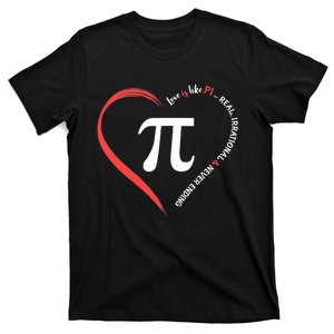 Funny Happy Valentine's Day Love Is Like Pi Math Teacher T-Shirt