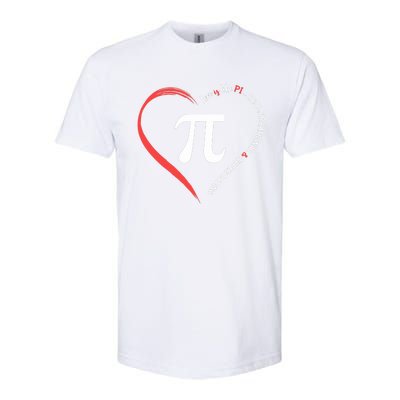 Funny Happy Valentine's Day Love Is Like Pi Math Teacher Softstyle CVC T-Shirt