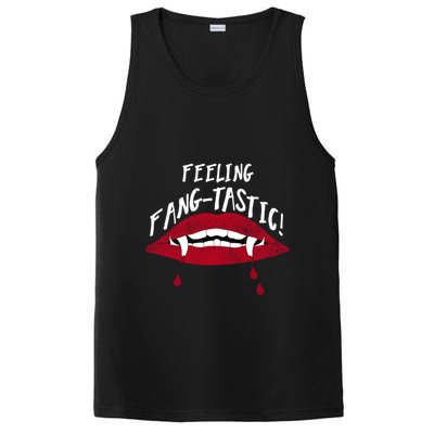 Fangtastic Halloween Vampires Teeth Lips Blood Bite Me Meaningful Gift PosiCharge Competitor Tank