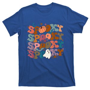 Funny Halloween Vibes Retro Spooky Ghost Boo Spooky Season Gift T-Shirt