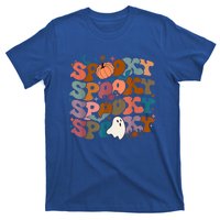 Funny Halloween Vibes Retro Spooky Ghost Boo Spooky Season Gift T-Shirt