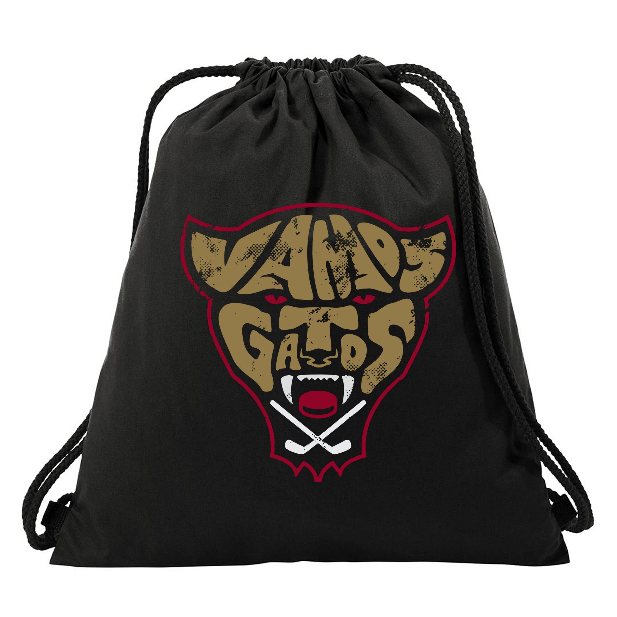 Florida Hockey Vamos Gatos Drawstring Bag
