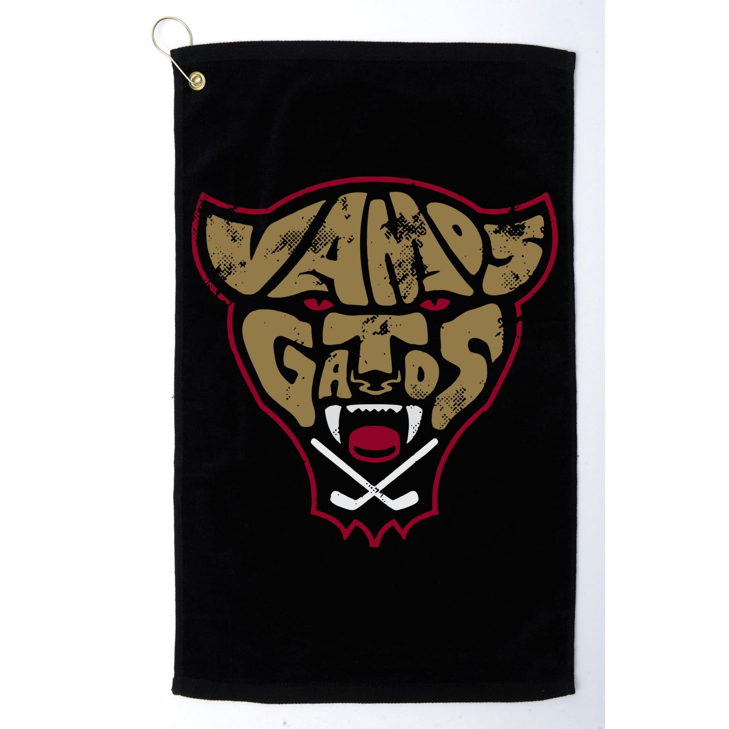 Florida Hockey Vamos Gatos Golf Towel