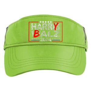 Funny Harris Walz 24 Harry Balz 2024 Meme Democratics Vote Adult Drive Performance Visor