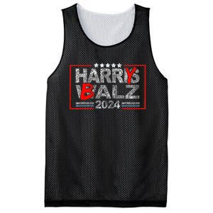 Funny Harris Walz 24 Harry Balz 2024 Meme Democratics Vote Mesh Reversible Basketball Jersey Tank