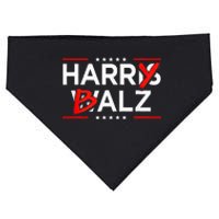 Funny Harris Walz 24 Harry Balz 2024 Meme Kamala Harris USA-Made Doggie Bandana