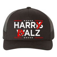 Funny Harris Walz 24 Harry Balz 2024 Meme Kamala Harris Yupoong Adult 5-Panel Trucker Hat