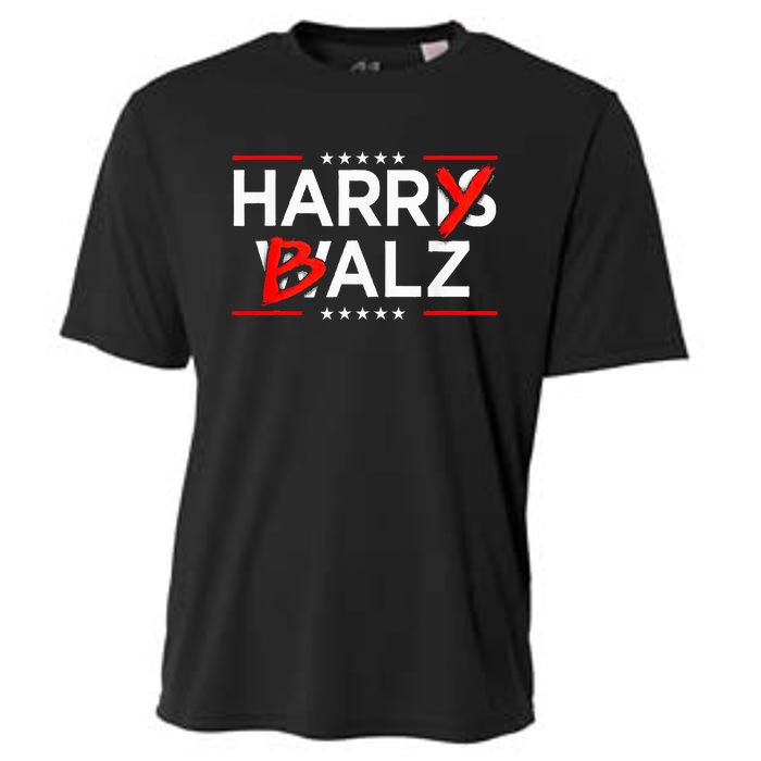 Funny Harris Walz 24 Harry Balz 2024 Meme Kamala Harris Cooling Performance Crew T-Shirt