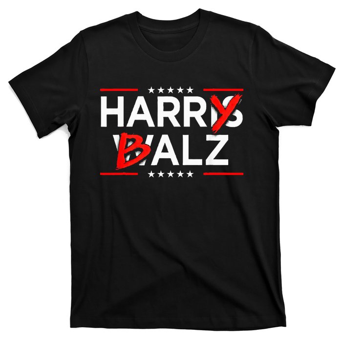 Funny Harris Walz 24 Harry Balz 2024 Meme Kamala Harris T-Shirt