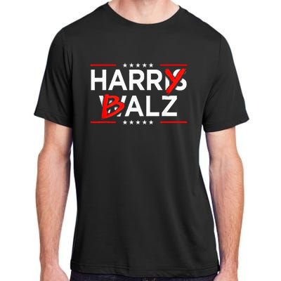 Funny Harris Walz 24 Harry Balz 2024 Meme Kamala Harris Adult ChromaSoft Performance T-Shirt