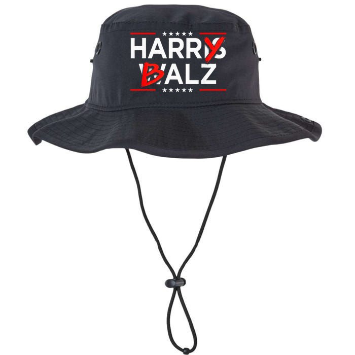 Funny Harris Walz 24 Harry Balz 2024 Meme Kamala Harris Legacy Cool Fit Booney Bucket Hat