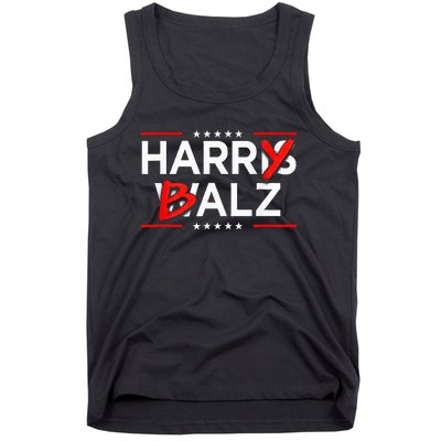 Funny Harris Walz 24 Harry Balz 2024 Meme Kamala Harris Tank Top