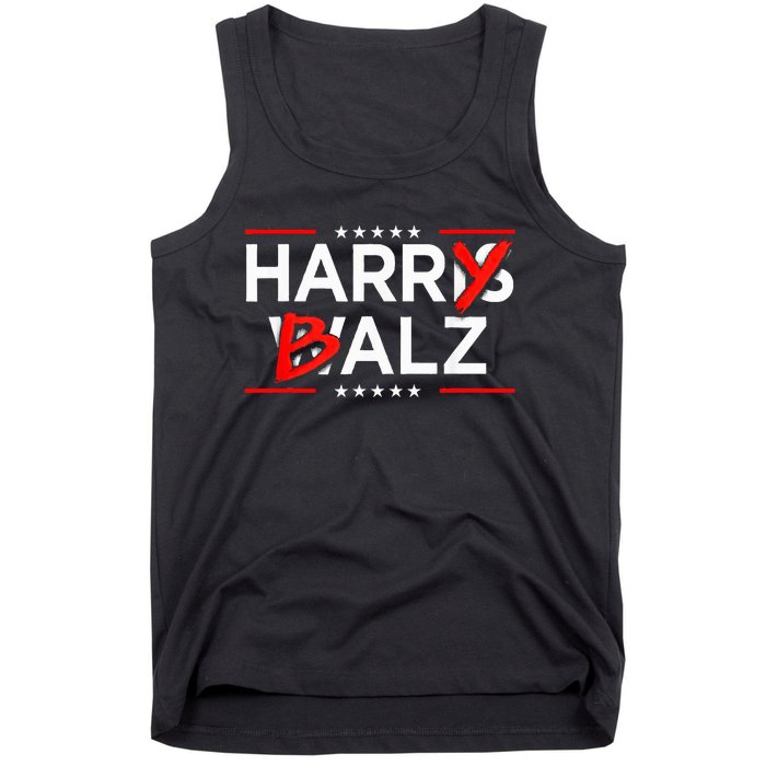 Funny Harris Walz 24 Harry Balz 2024 Meme Kamala Harris Tank Top