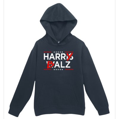 Funny Harris Walz 24 Harry Balz 2024 Meme Kamala Harris Urban Pullover Hoodie