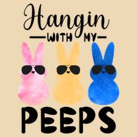 Funny Hangin With My Peeps Easter Bunny Chillin With Peeps Gift Bag