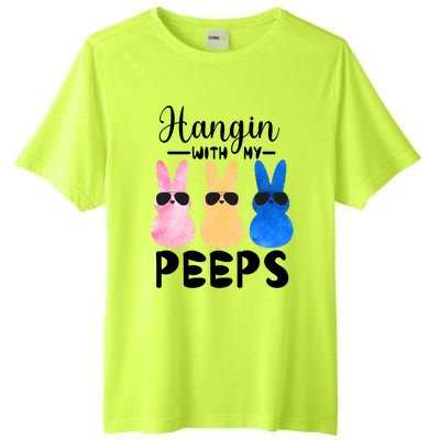 Funny Hangin With My Peeps Easter Bunny Chillin With Peeps Gift Tall Fusion ChromaSoft Performance T-Shirt