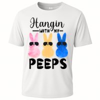 Funny Hangin With My Peeps Easter Bunny Chillin With Peeps Gift Cooling Performance Crew T-Shirt
