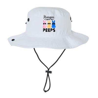 Funny Hangin With My Peeps Easter Bunny Chillin With Peeps Gift Bucket Hat