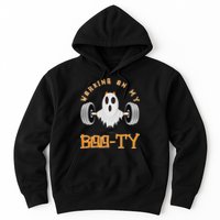 Funny Halloween Workout Gym Working On My Boo Ty Ghost Hoodie