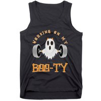 Funny Halloween Workout Gym Working On My Boo Ty Ghost Tank Top