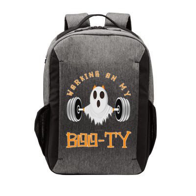 Funny Halloween Workout Gym Working On My Boo Ty Ghost Vector Backpack