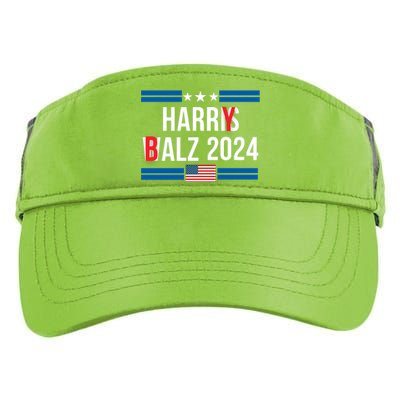 Funny Harris Walz 24 Harry Balz 2024 Meme Democratics Vote Adult Drive Performance Visor