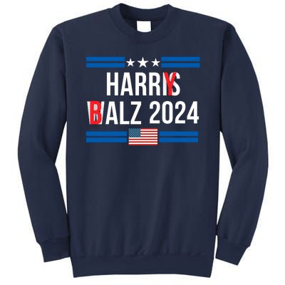 Funny Harris Walz 24 Harry Balz 2024 Meme Democratics Vote Sweatshirt