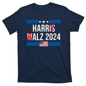 Funny Harris Walz 24 Harry Balz 2024 Meme Democratics Vote T-Shirt