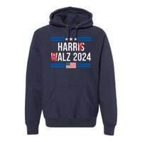 Funny Harris Walz 24 Harry Balz 2024 Meme Democratics Vote Premium Hoodie