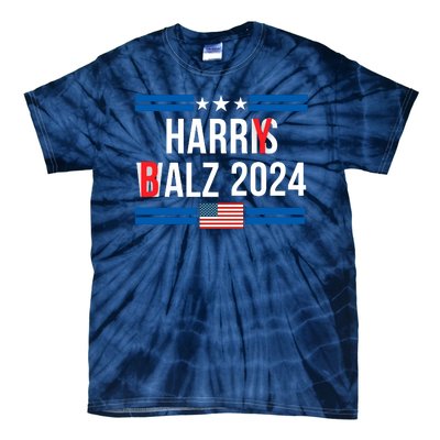 Funny Harris Walz 24 Harry Balz 2024 Meme Democratics Vote Tie-Dye T-Shirt