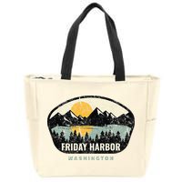 Friday Harbor Washington Outdoors San Juan Vacation Zip Tote Bag
