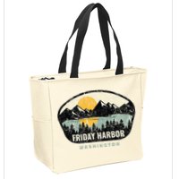 Friday Harbor Washington Outdoors San Juan Vacation Zip Tote Bag
