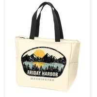 Friday Harbor Washington Outdoors San Juan Vacation Zip Tote Bag