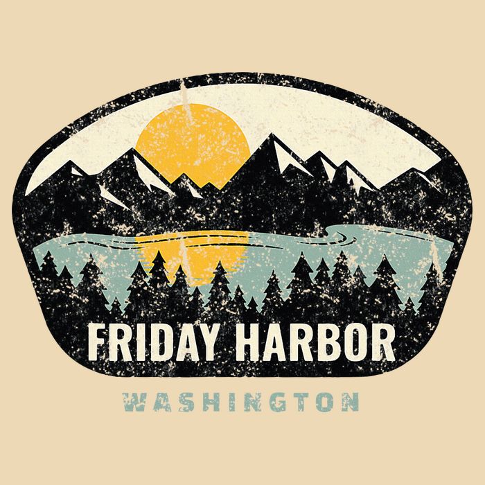 Friday Harbor Washington Outdoors San Juan Vacation Zip Tote Bag
