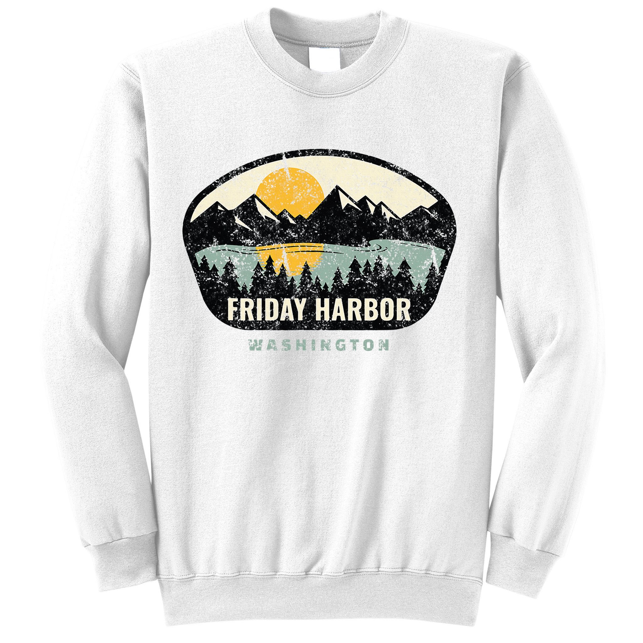 Friday Harbor Washington Outdoors San Juan Vacation Sweatshirt