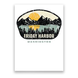 Friday Harbor Washington Outdoors San Juan Vacation Poster