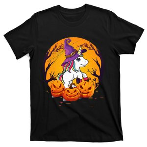 Fun Halloween Witchy Unicorn Halloween T-Shirt